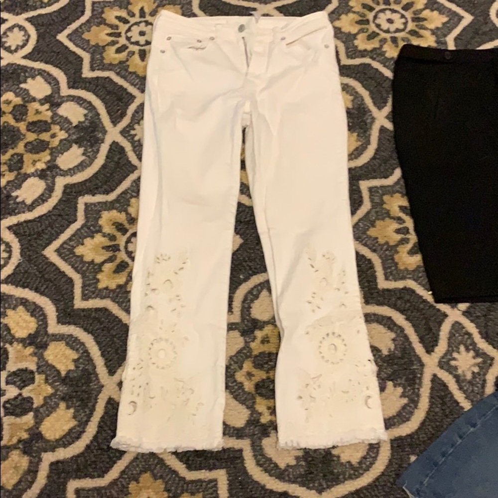 White jeans